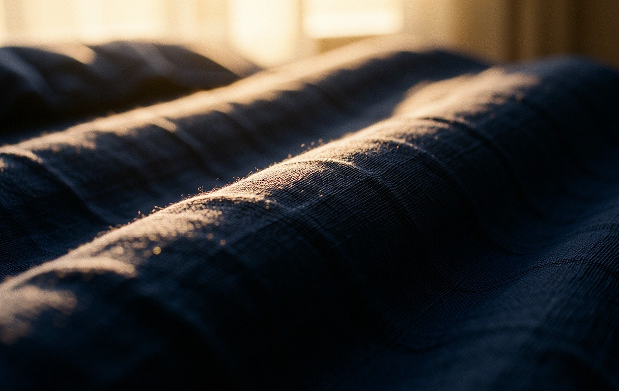 Leinen-Textur im Schatten